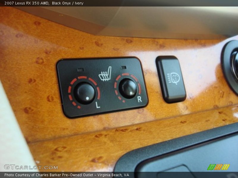 Black Onyx / Ivory 2007 Lexus RX 350 AWD