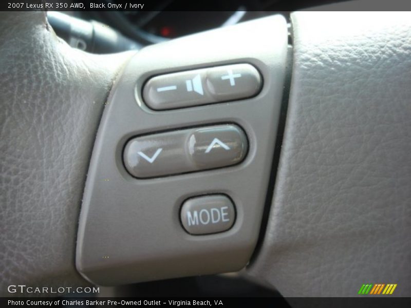 Black Onyx / Ivory 2007 Lexus RX 350 AWD