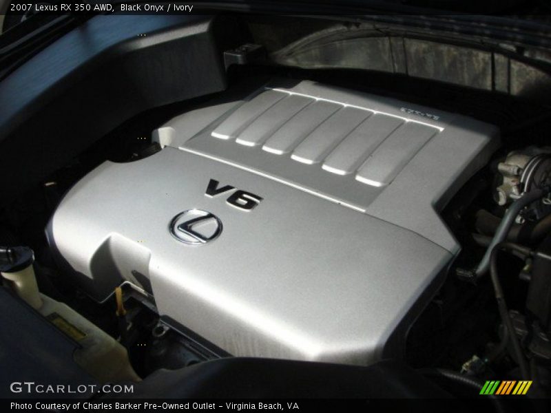 Black Onyx / Ivory 2007 Lexus RX 350 AWD