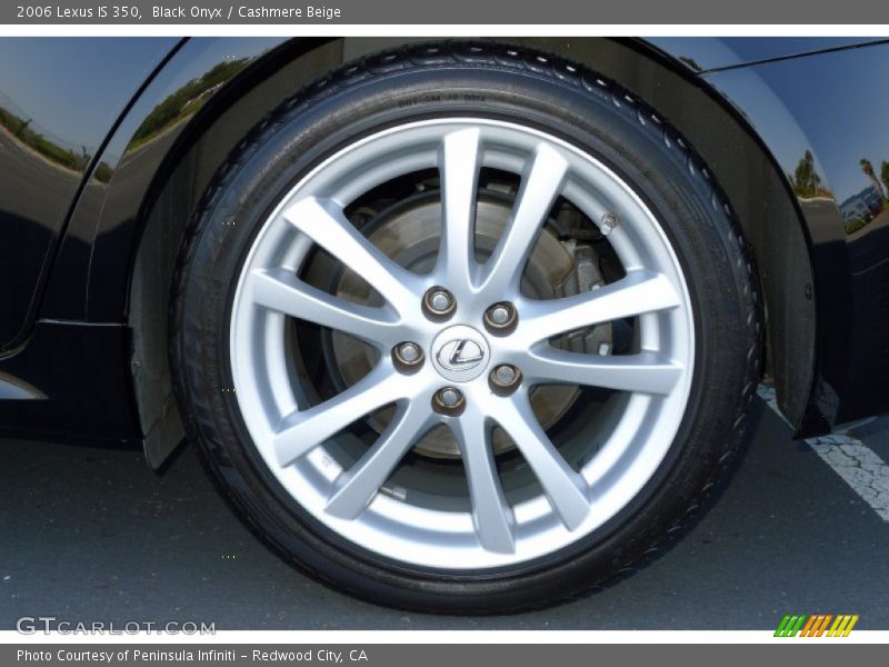 Black Onyx / Cashmere Beige 2006 Lexus IS 350
