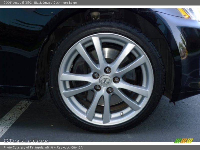 Black Onyx / Cashmere Beige 2006 Lexus IS 350