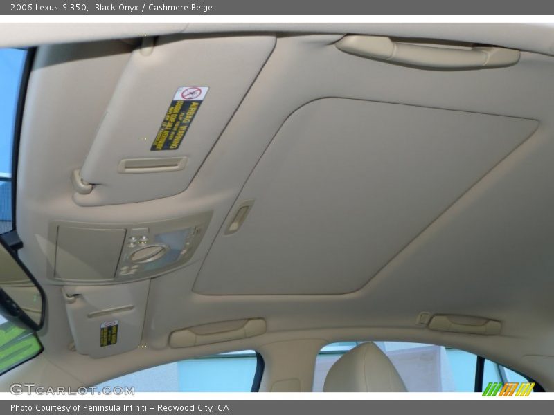 Black Onyx / Cashmere Beige 2006 Lexus IS 350