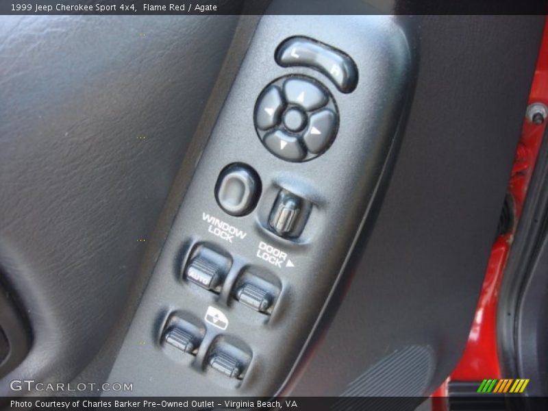 Flame Red / Agate 1999 Jeep Cherokee Sport 4x4