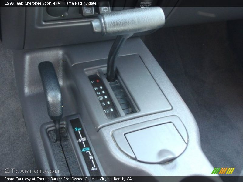 Flame Red / Agate 1999 Jeep Cherokee Sport 4x4