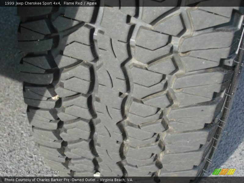 Flame Red / Agate 1999 Jeep Cherokee Sport 4x4