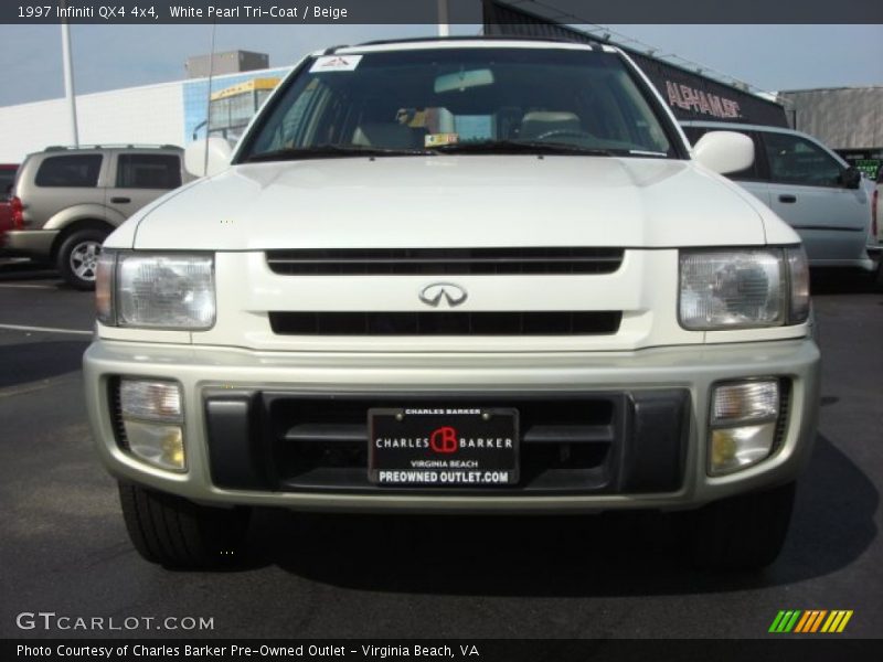 White Pearl Tri-Coat / Beige 1997 Infiniti QX4 4x4