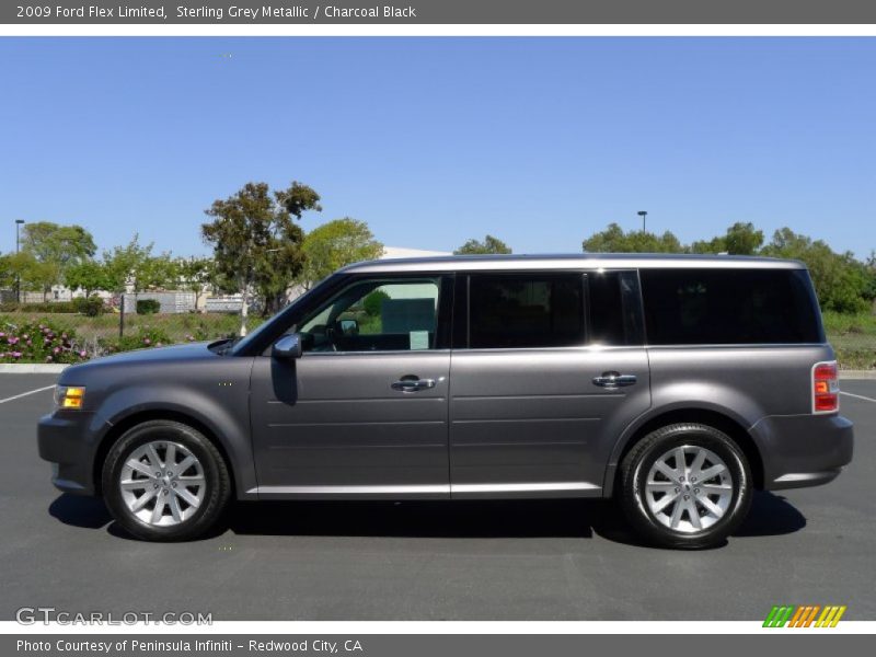 Sterling Grey Metallic / Charcoal Black 2009 Ford Flex Limited