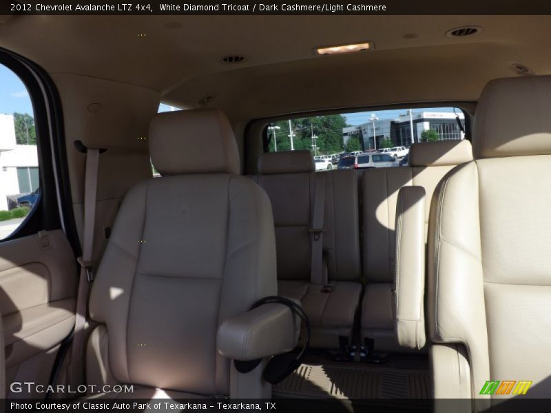 White Diamond Tricoat / Dark Cashmere/Light Cashmere 2012 Chevrolet Avalanche LTZ 4x4