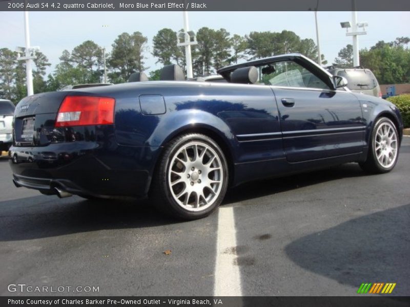 Moro Blue Pearl Effect / Black 2006 Audi S4 4.2 quattro Cabriolet