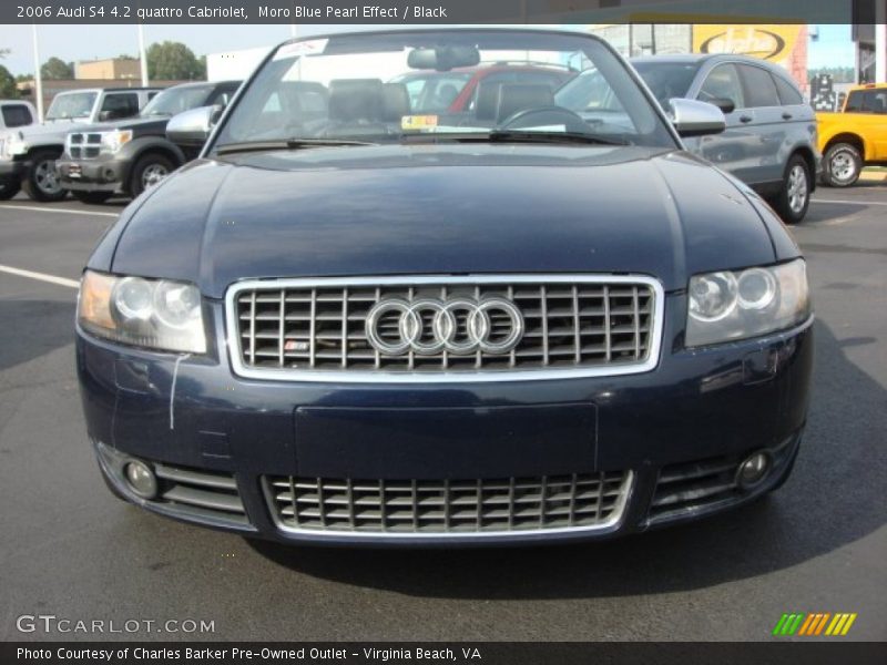 Moro Blue Pearl Effect / Black 2006 Audi S4 4.2 quattro Cabriolet