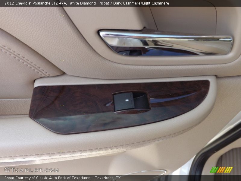 White Diamond Tricoat / Dark Cashmere/Light Cashmere 2012 Chevrolet Avalanche LTZ 4x4