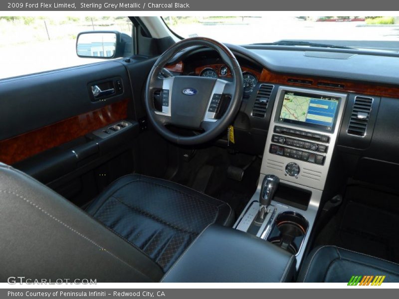 Sterling Grey Metallic / Charcoal Black 2009 Ford Flex Limited