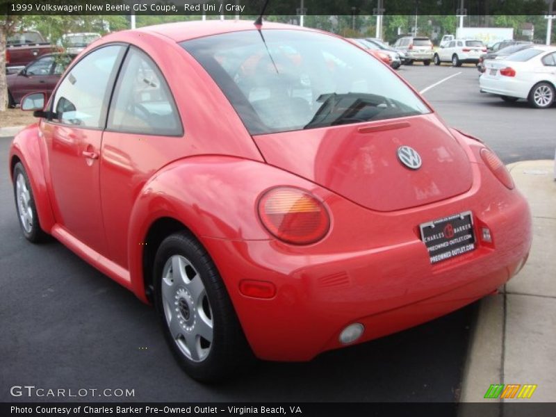 Red Uni / Gray 1999 Volkswagen New Beetle GLS Coupe