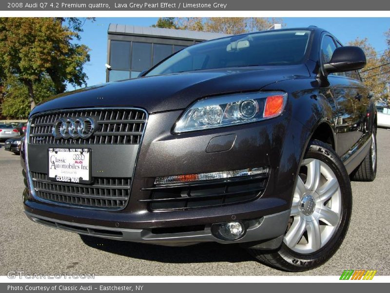 Lava Grey Pearl Effect / Limestone Grey 2008 Audi Q7 4.2 Premium quattro
