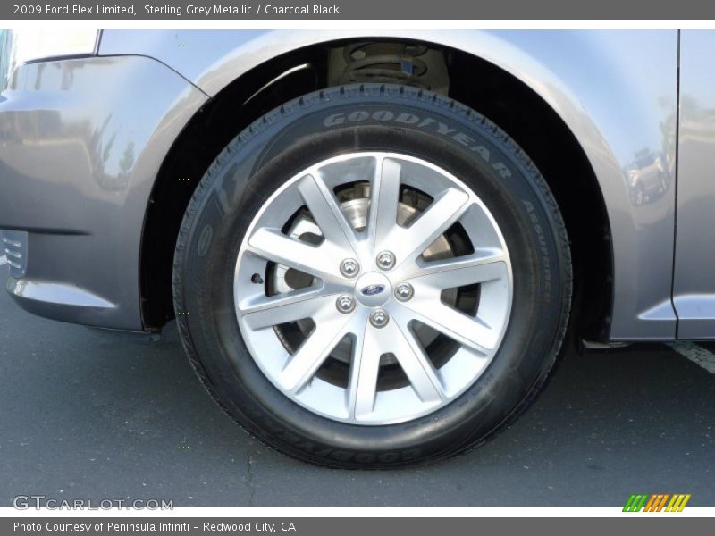 Sterling Grey Metallic / Charcoal Black 2009 Ford Flex Limited