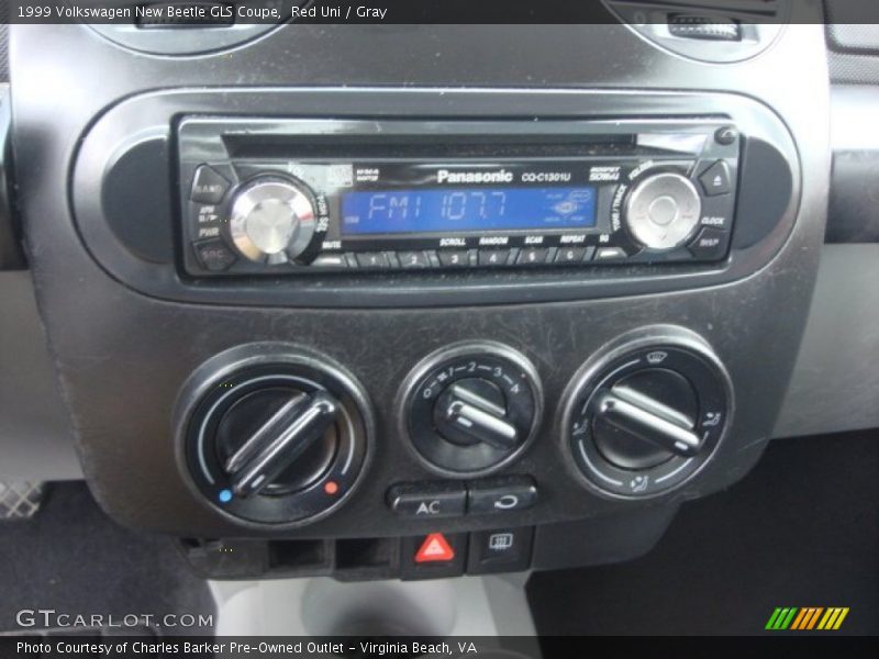 Red Uni / Gray 1999 Volkswagen New Beetle GLS Coupe