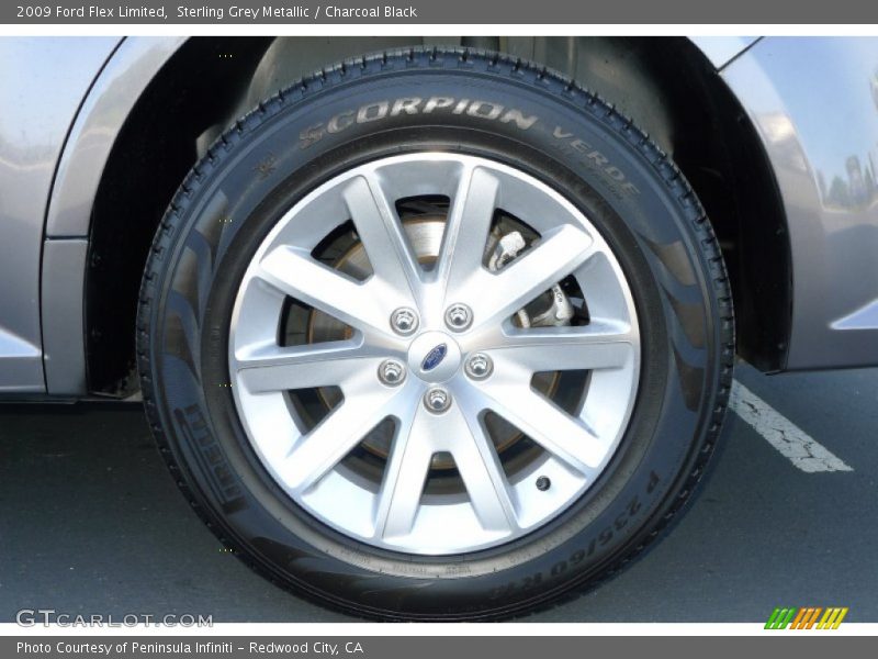 Sterling Grey Metallic / Charcoal Black 2009 Ford Flex Limited