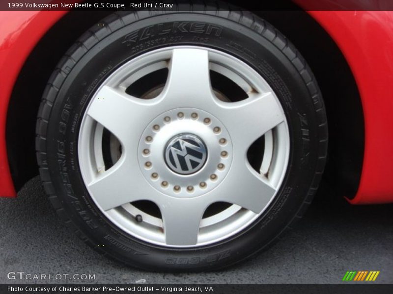 Red Uni / Gray 1999 Volkswagen New Beetle GLS Coupe