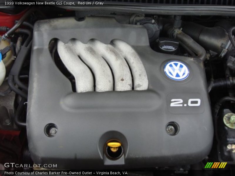 Red Uni / Gray 1999 Volkswagen New Beetle GLS Coupe