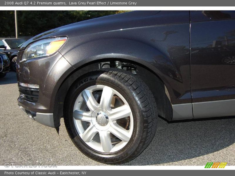 Lava Grey Pearl Effect / Limestone Grey 2008 Audi Q7 4.2 Premium quattro