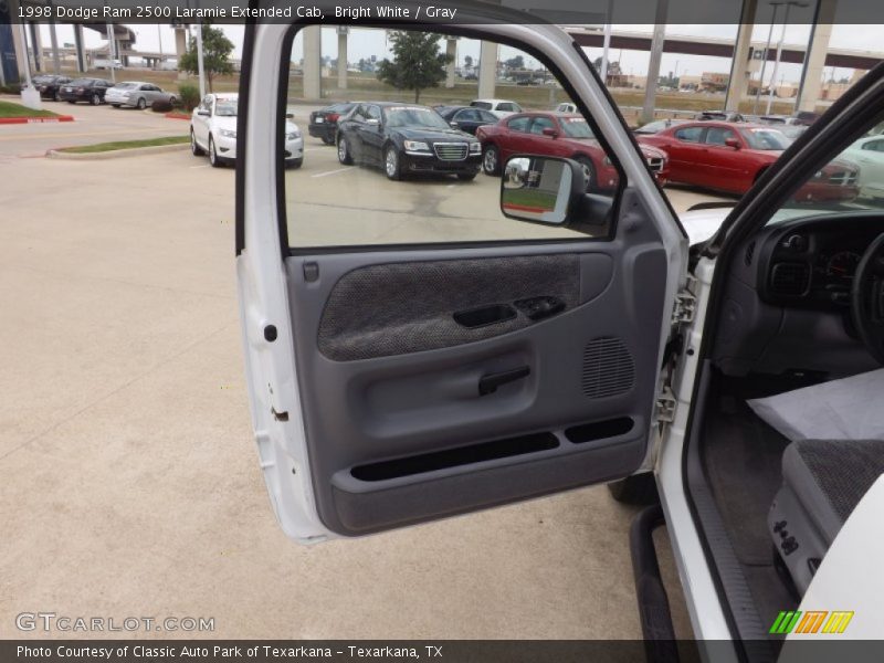Bright White / Gray 1998 Dodge Ram 2500 Laramie Extended Cab