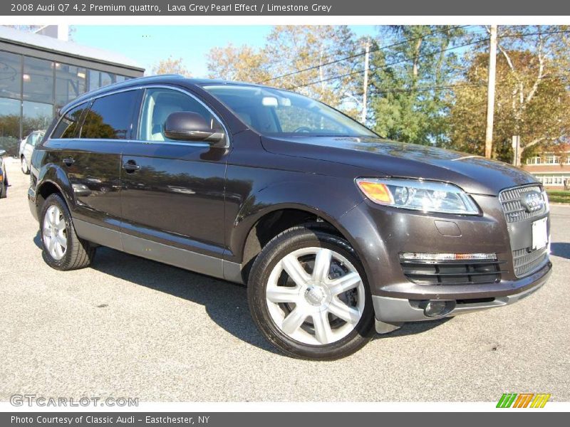 Lava Grey Pearl Effect / Limestone Grey 2008 Audi Q7 4.2 Premium quattro