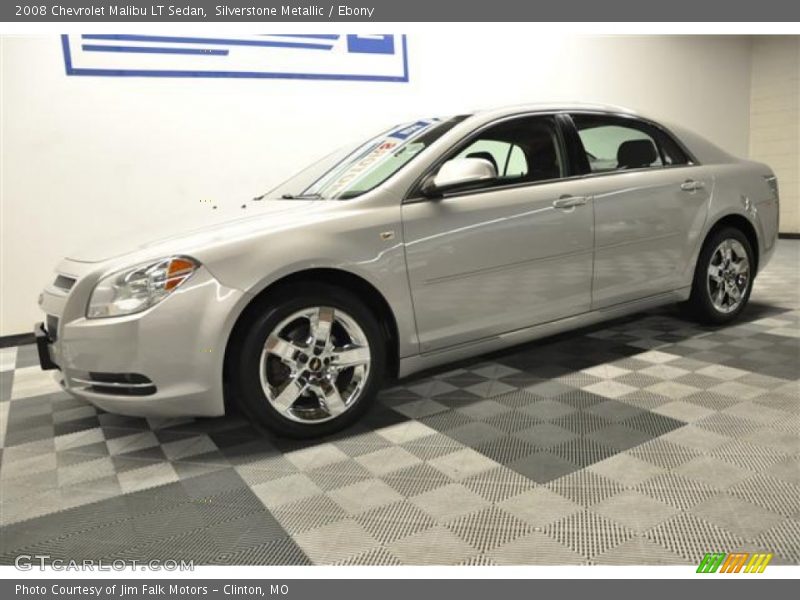 Silverstone Metallic / Ebony 2008 Chevrolet Malibu LT Sedan