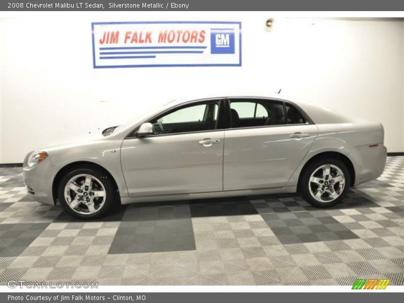 Silverstone Metallic / Ebony 2008 Chevrolet Malibu LT Sedan
