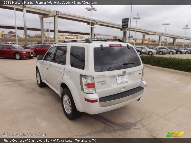 White Suede / Stone/Greystone 2011 Mercury Mariner Premier V6