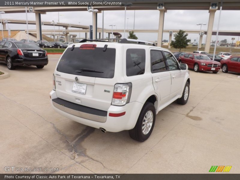 White Suede / Stone/Greystone 2011 Mercury Mariner Premier V6