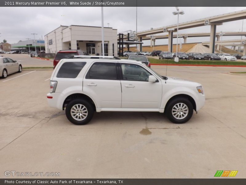 White Suede / Stone/Greystone 2011 Mercury Mariner Premier V6