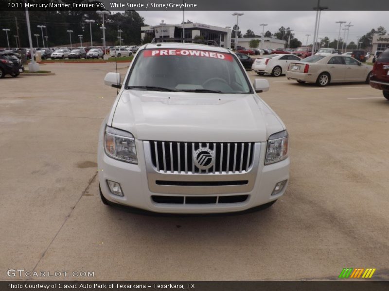 White Suede / Stone/Greystone 2011 Mercury Mariner Premier V6