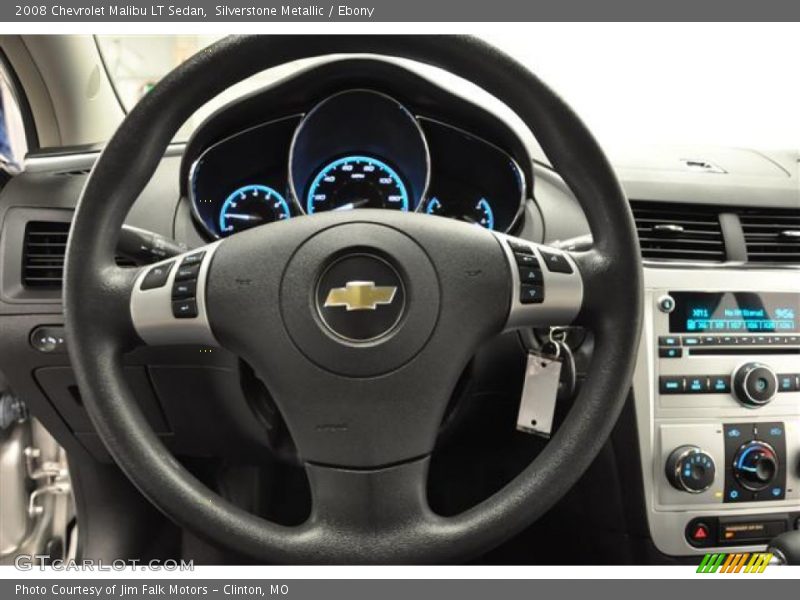 Silverstone Metallic / Ebony 2008 Chevrolet Malibu LT Sedan