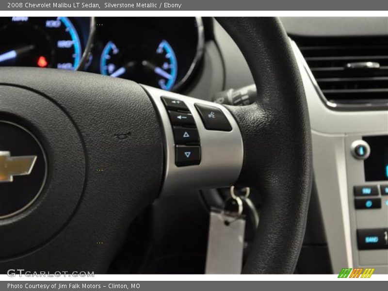 Silverstone Metallic / Ebony 2008 Chevrolet Malibu LT Sedan