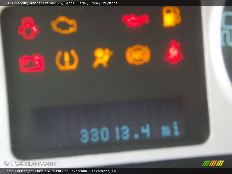 White Suede / Stone/Greystone 2011 Mercury Mariner Premier V6