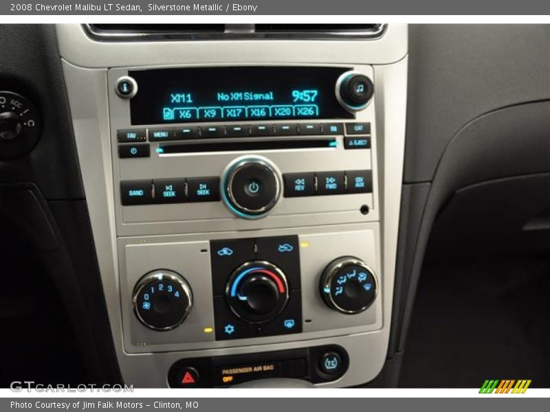 Silverstone Metallic / Ebony 2008 Chevrolet Malibu LT Sedan