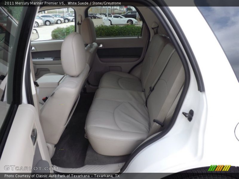 White Suede / Stone/Greystone 2011 Mercury Mariner Premier V6