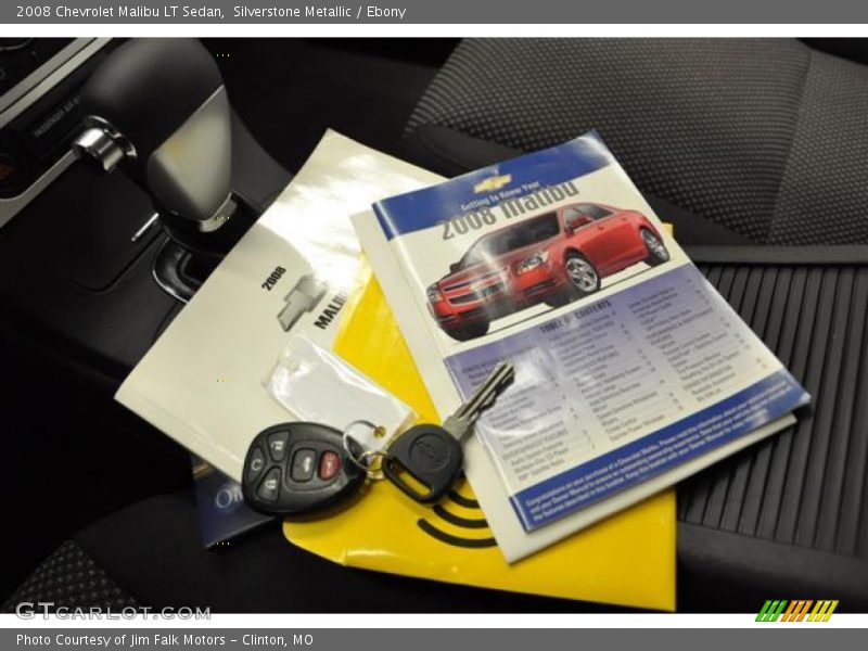 Silverstone Metallic / Ebony 2008 Chevrolet Malibu LT Sedan