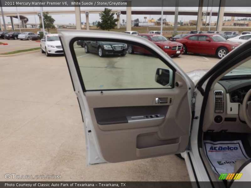 White Suede / Stone/Greystone 2011 Mercury Mariner Premier V6