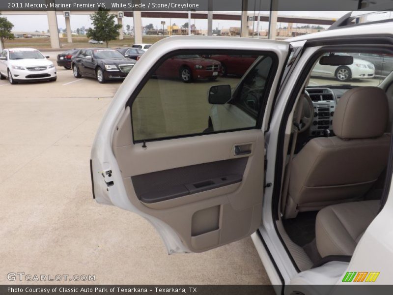 White Suede / Stone/Greystone 2011 Mercury Mariner Premier V6