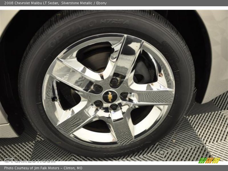 Silverstone Metallic / Ebony 2008 Chevrolet Malibu LT Sedan