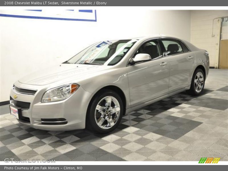 Silverstone Metallic / Ebony 2008 Chevrolet Malibu LT Sedan