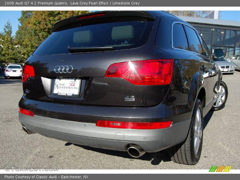 Lava Grey Pearl Effect / Limestone Grey 2008 Audi Q7 4.2 Premium quattro