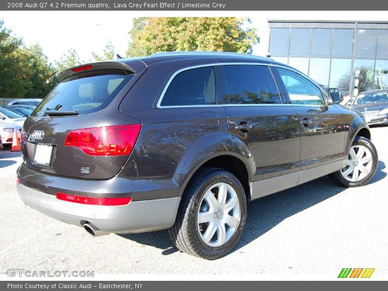 Lava Grey Pearl Effect / Limestone Grey 2008 Audi Q7 4.2 Premium quattro
