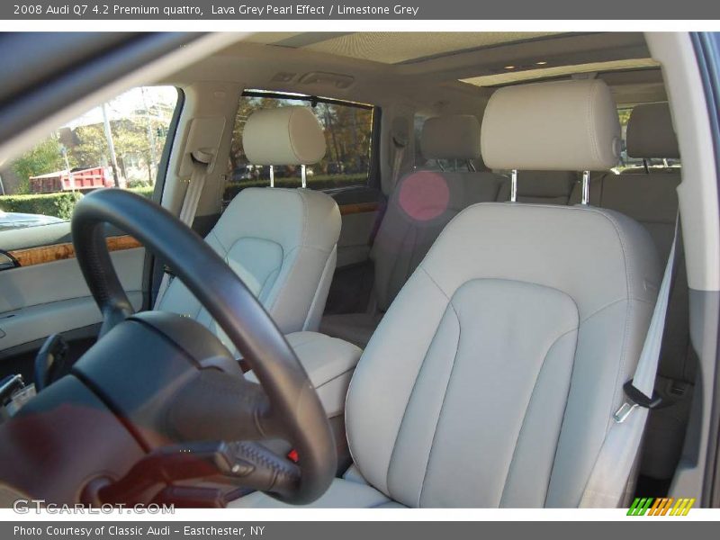 Lava Grey Pearl Effect / Limestone Grey 2008 Audi Q7 4.2 Premium quattro