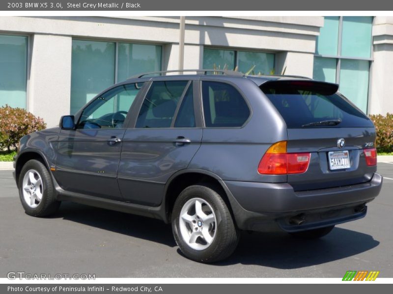 Steel Grey Metallic / Black 2003 BMW X5 3.0i