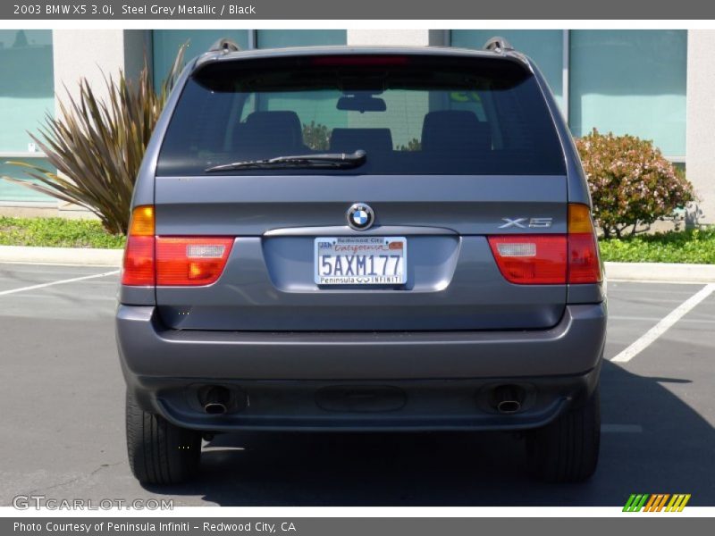 Steel Grey Metallic / Black 2003 BMW X5 3.0i