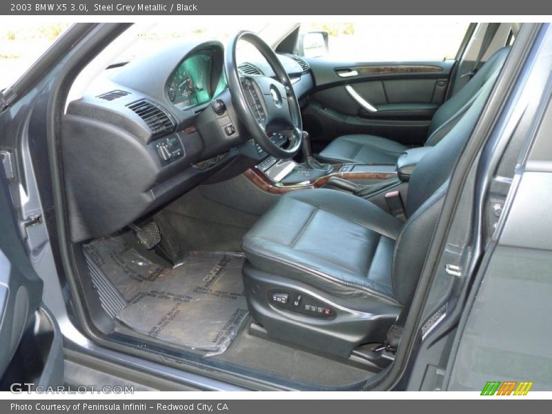 Steel Grey Metallic / Black 2003 BMW X5 3.0i