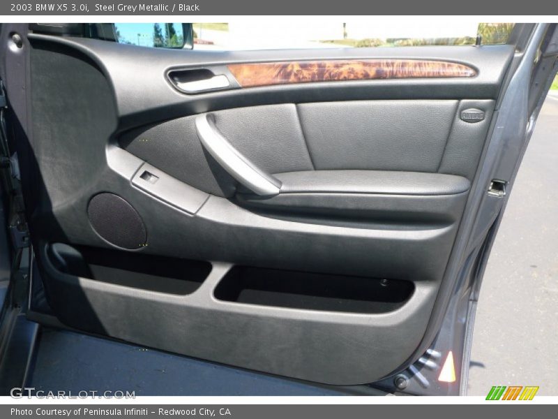 Steel Grey Metallic / Black 2003 BMW X5 3.0i