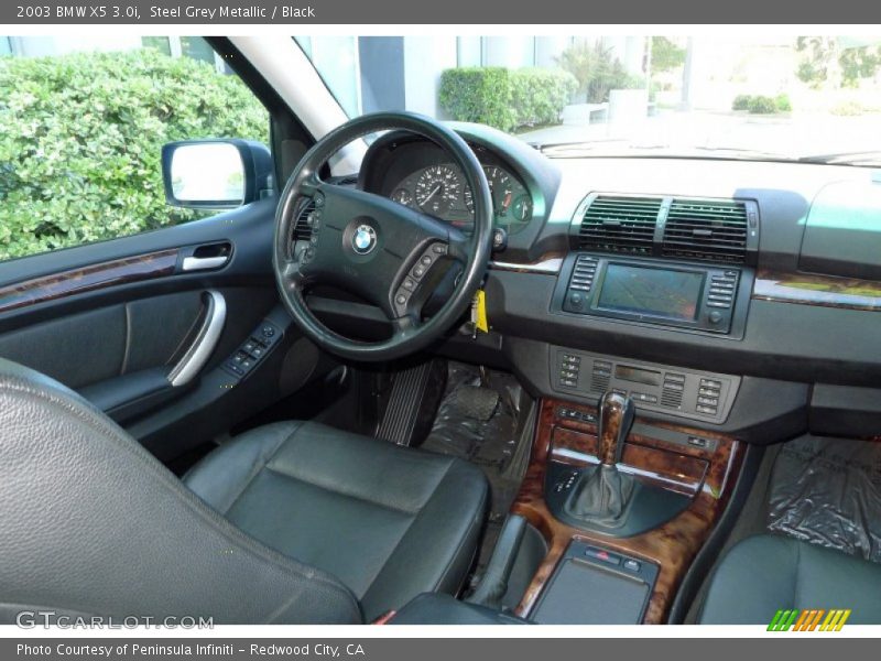Steel Grey Metallic / Black 2003 BMW X5 3.0i